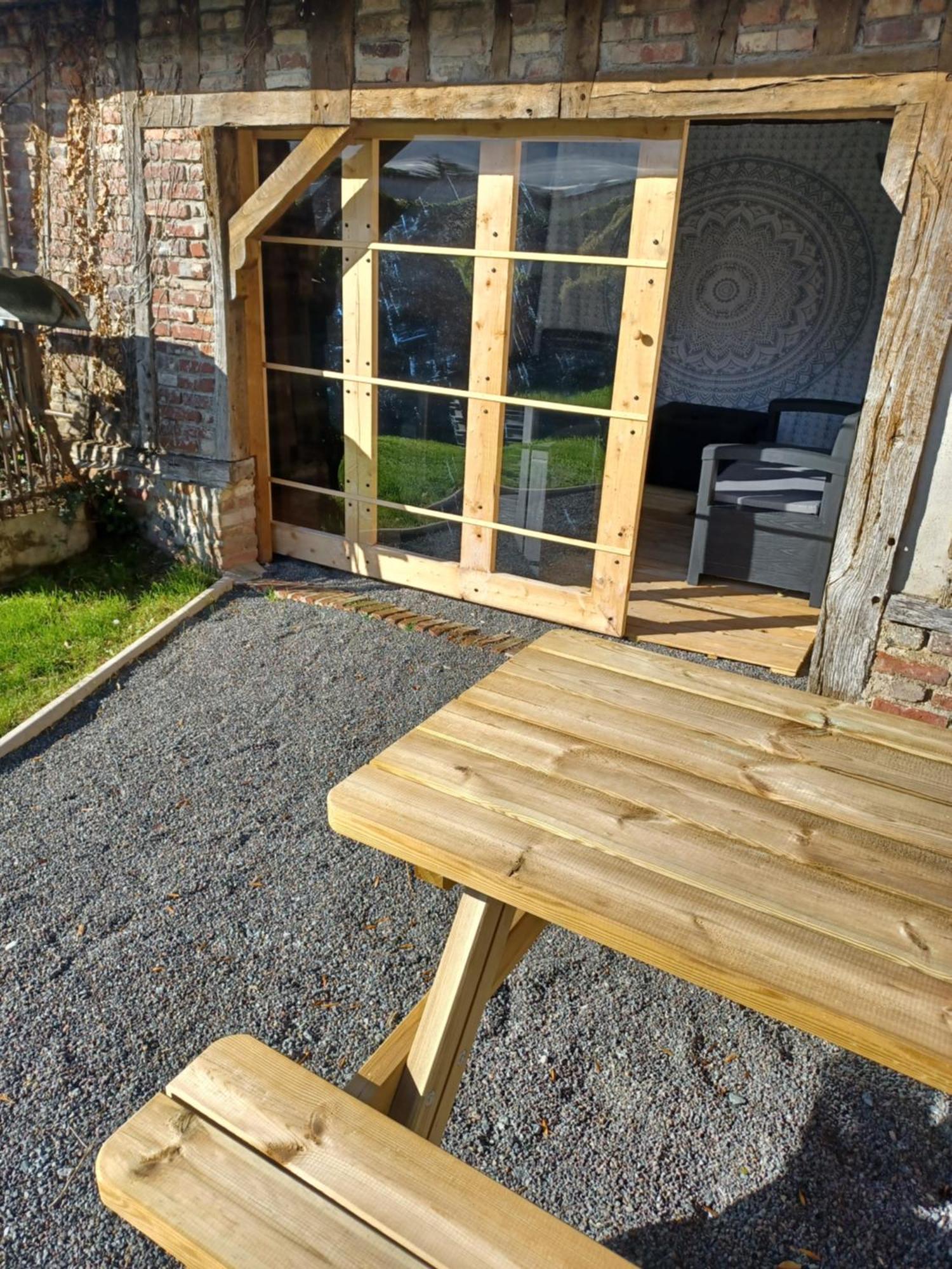 Le Refuge De Normandie Avec Spa Et Cheminee Mesnieres-en-Bray Luaran gambar